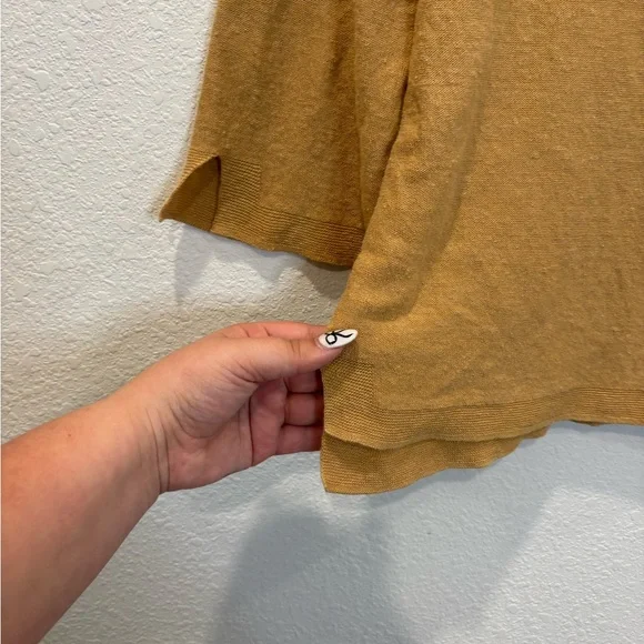 J. Jill Women's Camel Long Sleeve Top - Picture 2 of 6